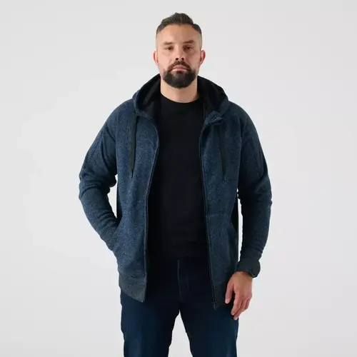 Толстовка Helikon-Tex Covert Tactical Hoodie (FullZip), Melange Blue