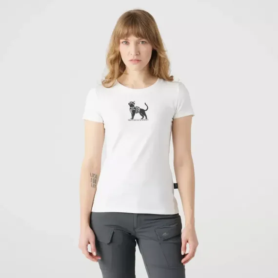 Женская футболка Helikon-Tex Women's T-shirt (TactiCat), White