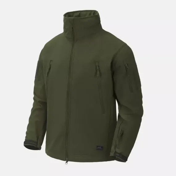 Куртка Helikon-Tex GUNFIGHTER Jacket - Shark Skin Windblocker, Olive Green