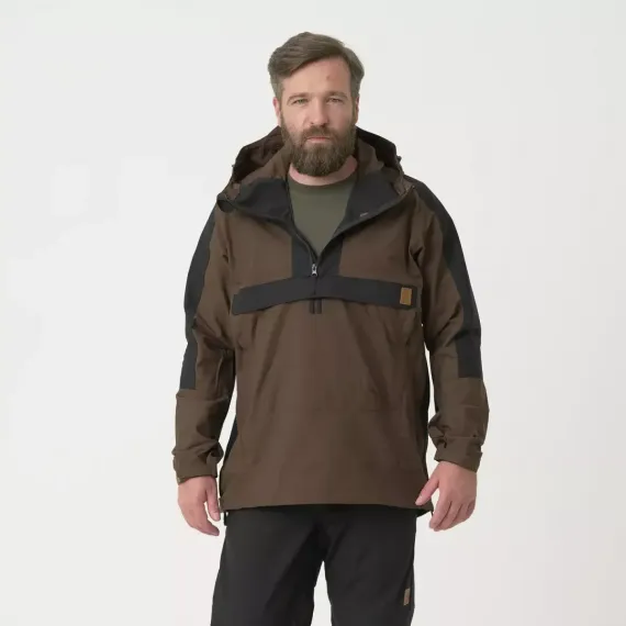 Куртка Helikon-Tex WOODSMAN Anorak Jacket, Earth Brown / Black